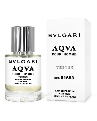 Тестер мужской Bvlgari Aqua Pour Homme, 30 мл.