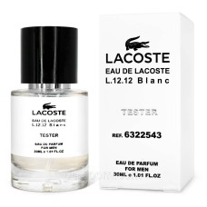 Тестер чоловічий Lacoste eau de lacoste L.12.12 Blanc, 30 мл.