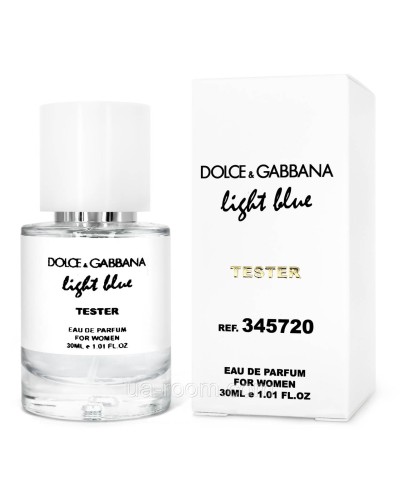 Тестер жіночий Dolce&Gabbana Light blue woman, 30 мл.