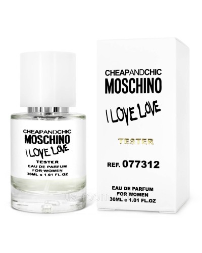 Тестер жіночий Moschino I Love Love, 30мл.