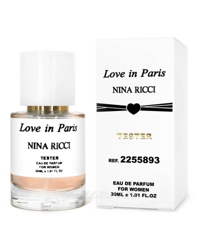 Тестер жіночий Nina Ricci Love in Paris, 30мл.