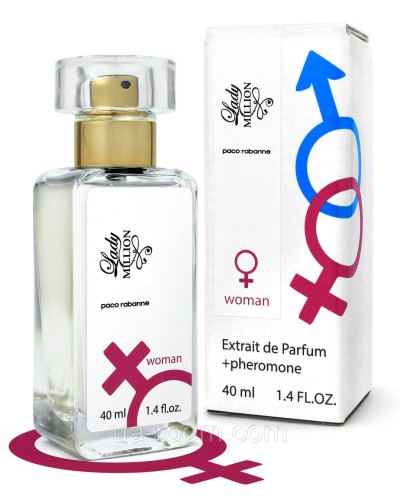 Тестер Pheromone женский Paco Rabanne Lady Million, 40 мл.