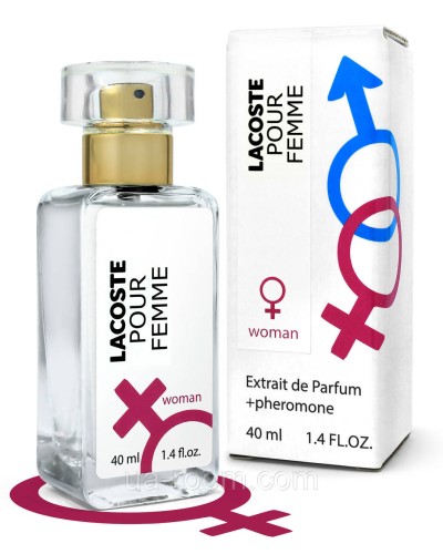 Тестер Pheromone жіночий Lacoste Pour Femme, 40мл.