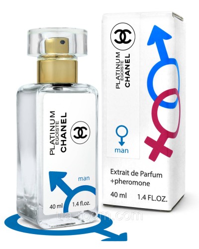 Тестер Pheromone мужской Chanel Egoiste Platinum, 40 мл.