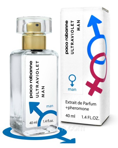 Тестер Pheromone чоловічий Paco Rabanne Ultraviolet Man, 40 мл.