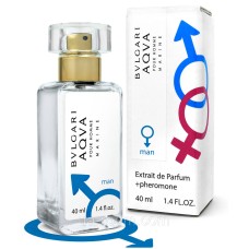 Тестер Pheromone мужской Bvlgari Aqva Pour Homme Marine, 40 мл.