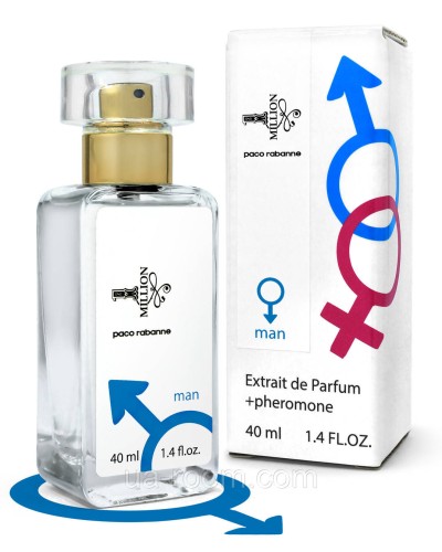 Тестер Pheromone мужской Paco Rabanne 1 Million, 40 мл.