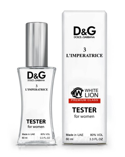 Тестер Premium Class жіночий Dolce&Gabbana 3 L`Imperatrice, 60 мл.