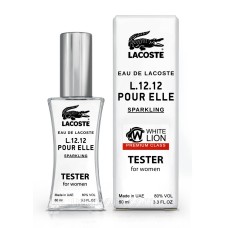 Тестер Premium Class жіночий Lacoste Eau De L.12.12 Pour Elle Sparkling, 60 мл