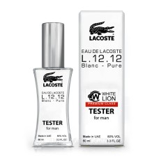 Тестер Premium Class чоловічий Lacoste eau de lacoste L.12.12 Blanc - Pure, 60 мл.