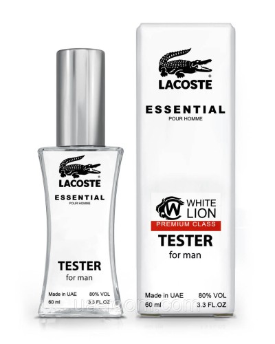 Тестер Premium Class чоловічий Lacoste Essential, 60 мл.