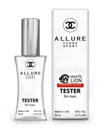 Тестер Premium Class мужской Chanel Allure Homme Sport, 60 мл.