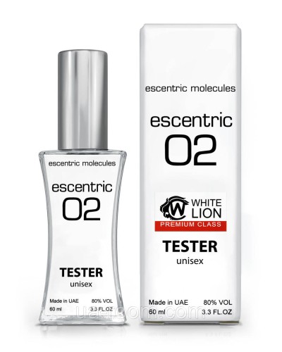 Тестер Premium Class унисекс Escentric Molecules Escentric 02, 60 мл.