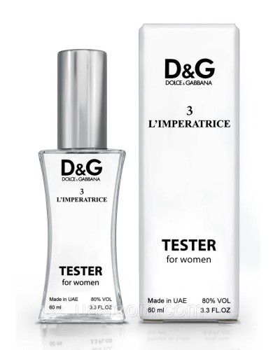 Тестер женский Dolce&Gabbana 3 L`Imperatrice, 60 мл.