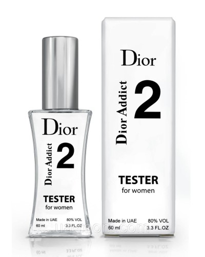 Тестер жіночий Christian Dior Addict 2, 60 мл.