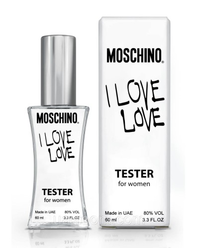 Тестер жіночий Moschino I Love Love, 60 мл.