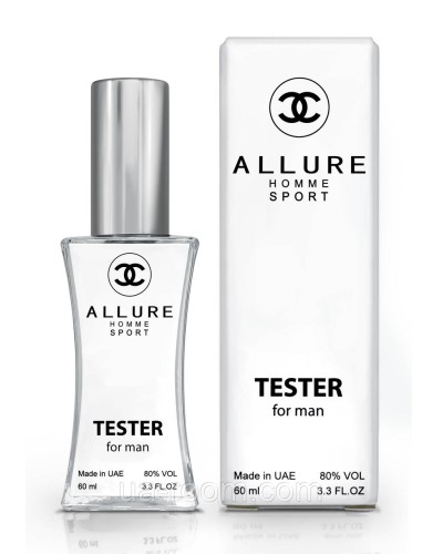 Тестер мужской Chanel Allure Homme Sport, 60 мл.