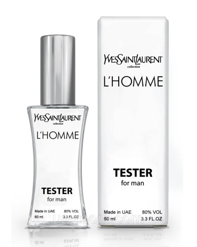 Тестер чоловічий Yves Saint Laurent L`Homme, 60 мл.