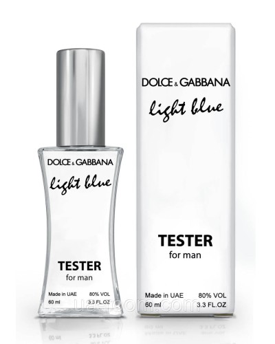 Тестер мужской Dolce&Gabbana Light Blue Pour Homme, 60 мл.