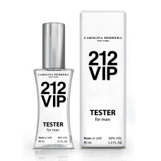 Тестер мужской Carolina Herrera 212 Vip Men, 60 мл.