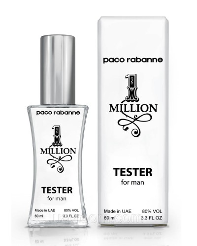 Тестер чоловічий Paco Rabanne 1 Million, 60 мл.