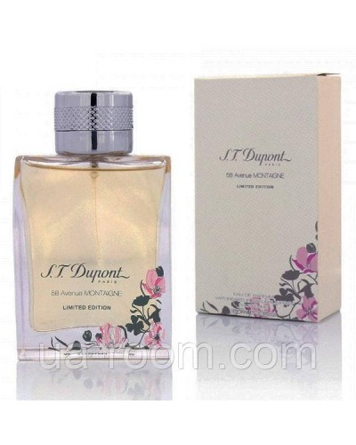 S. T. Dupont 58 Avenue Montaigne pour femme limited edition, женская парфюмированная вода 100 мл.