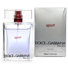 Dolce&Gabbana Sport for men, мужская туалетная вода 100 мл. (примятая упаковка, недолив)