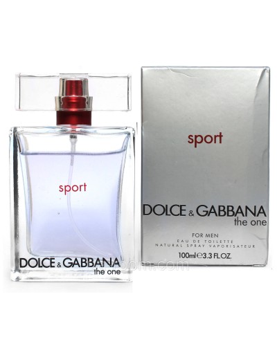 Dolce&Gabbana Sport for men, мужская туалетная вода 100 мл. (примятая упаковка, недолив)