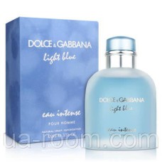 Dolce&Gabbana Light Blue Eau Intense Pour Homme, мужская парфюмированная вода 100 мл.