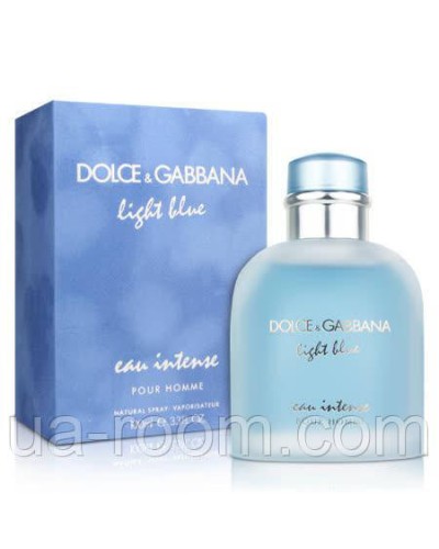 Dolce&Gabbana Light Blue Eau Intense Pour Homme, мужская парфюмированная вода 100 мл.