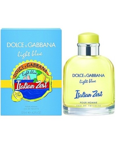 Dolce&Gabbana Light blue Italian Zest poue homme, мужская туалетная вода 125 мл.