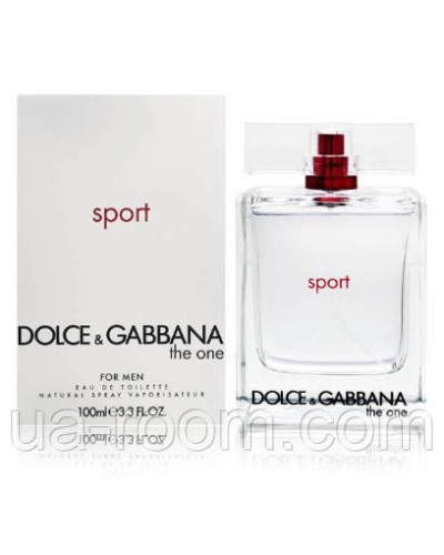 Dolce&Gabbana Sport for men, мужская туалетная вода 100 мл. (примятая упаковка, недолив)