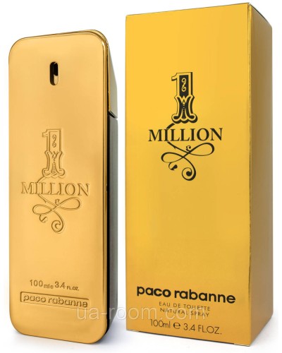 Туалетна вода чоловіча Paco Rabanne 1 million, 100 мл.