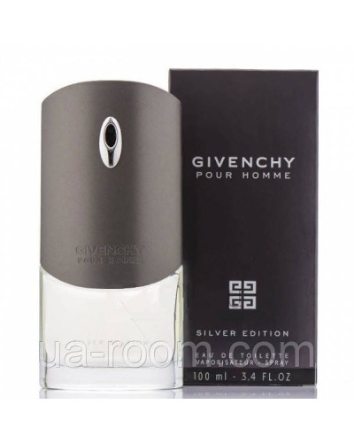 Givenchy Pour Homme Silver Edition, чоловіча туалетна вода 100мл.