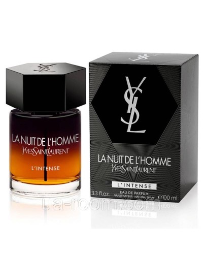 Yves Saint Laurent La nuit de l'homme l'intense, мужская туалетная вода 100 мл.