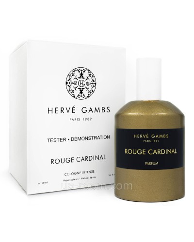 Унисекс, Тестер Herve Gambs Paris Rouge Cardinal, 100 мл