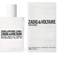 Жіноча парфумована вода Zadig & Voltaire This is her, 100мл.(Elite)