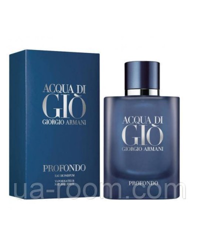 Чоловічі парфумовані води Giorgio Armani Acqua di Gio Profondo, 75 мл.(Elite)