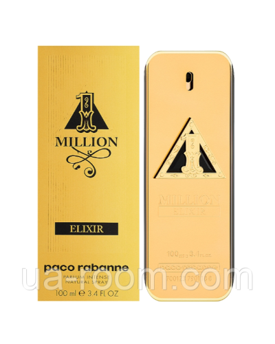 Парфюмированная вода мужская Paco Rabanne 1 Million Elixir, 100 мл.(Luxe)