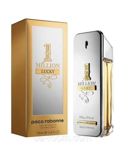 Paco Rabanne 1 million Lucky, туалетна вода чоловіча 100 мл.(Luxe)