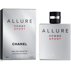 Туалетна вода чоловіча Chanel Allure Homme Sport, 100 мл. (Luxe)