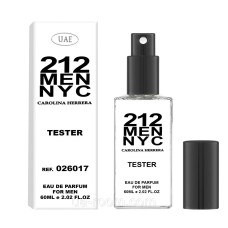 Тестер чоловічий UAE Carolina Herrera 212 Men NYC, 60 мл.