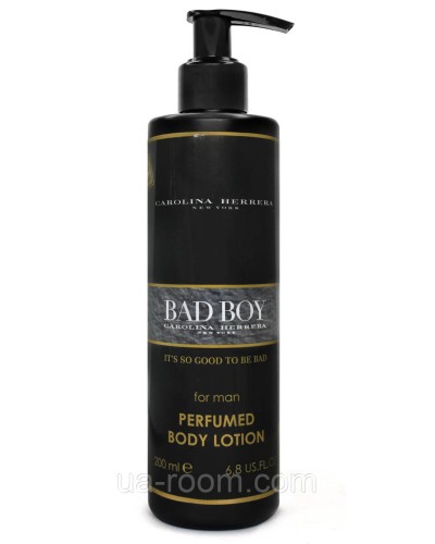 Парфумований лосьйон для тіла з ароматом CAROLINA HERRERA Bad Boy, 200 мл.