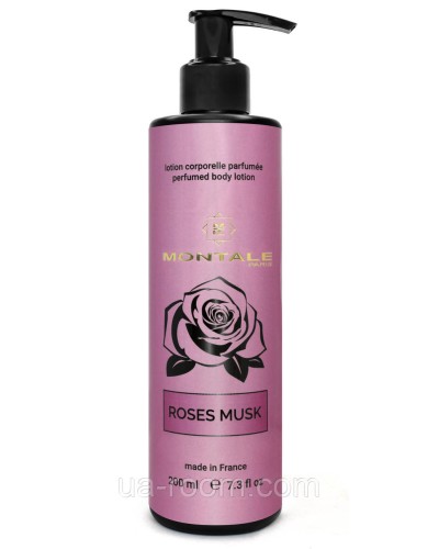 Парфумований лосьйон для тіла з ароматом MONTALE Roses Musk, 200 мл.