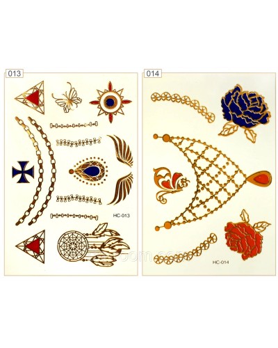 Временные татуировки на тело 3D Tattoo Stickers Lily HC