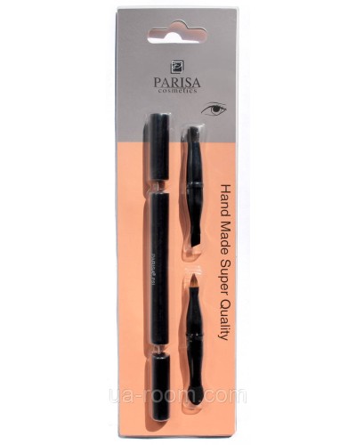 Кисть для профессионального макияжа глаз.Parisa cosmetics. (4 в 1) P-51