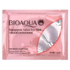 Гидрогелевые патчи для глаз BIOAQUA Nonapeptide Sakura Eye Mask, 7.5 g.