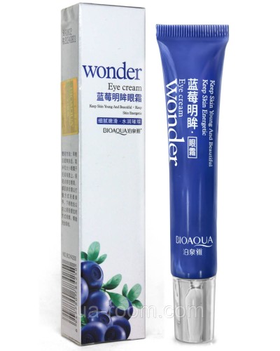 Крем для шкіри навколо очей із екстрактом чорниці BIOAQUA WONDER Eye Cream, 20 g.