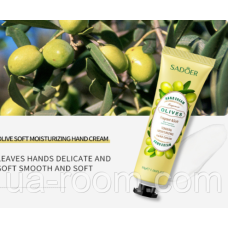 Зволожуючий крем для рук Sadoer Hand Cream Olives із екстрактом оливи, 30 г.