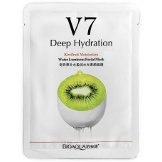 Тканинна маска BIOAQUA V7 Deep Hydration Kiwifruit Moisturizes, 30g.